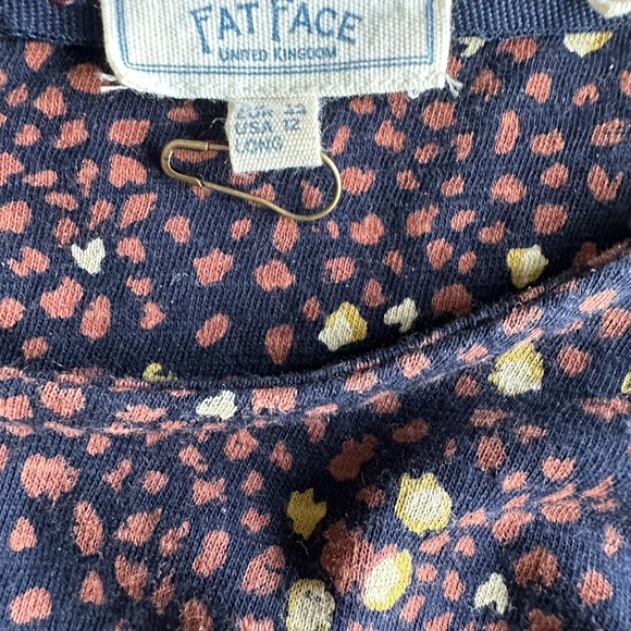 Fat Face Simone Dot Jersey Dress 12L - Picture 7 of 7